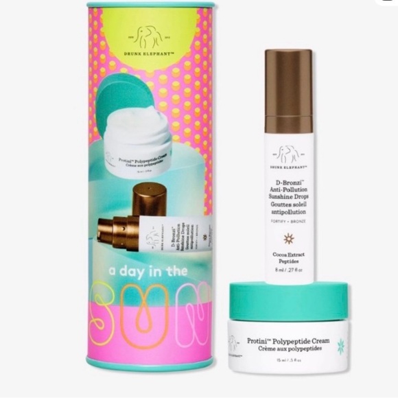 Drunk Elephant Other - Drunk Elephant Pink and Green Skincare Packaging